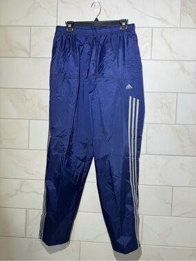 adidas Royal Blue Track Pants with White 3-Stripes